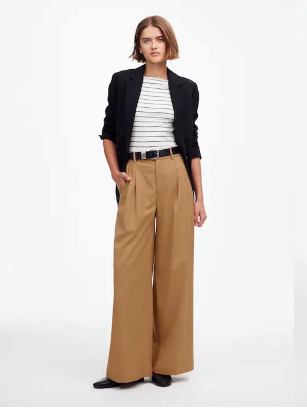 Madewell The Harlow Super wide-Leg Trouser